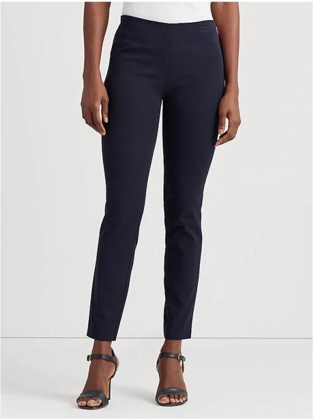 Lauren Ralph Lauren Skinny fit stoffen broek met naadritssluiting model 'KESLINA' - Foto 6