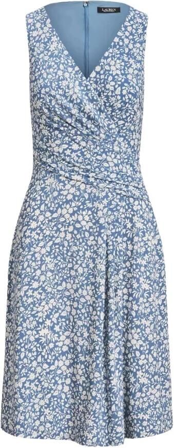 Lauren Ralph Lauren Knielange jurk in wikkellook model 'AFARA'