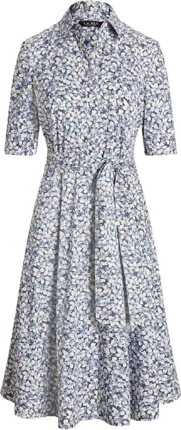 Lauren Ralph Lauren Overhemdjurk met all-over bloemenmotief model 'FINNBARR'