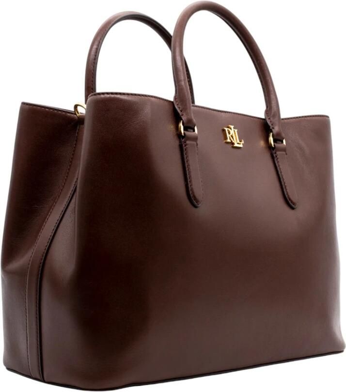 Ralph Lauren Damestas Lauren Marcy 36-Satchel-Large Bruin Brown Dames