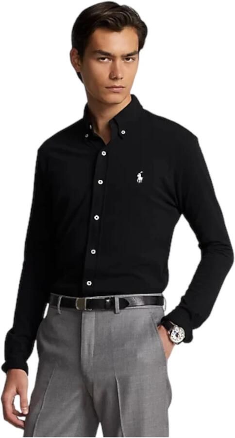 Polo Ralph Lauren Overhemd Lange Mouw CHEMISE AJUSTEE COL BOUTONNE EN POLO FEATHERWEIGHT - Foto 2