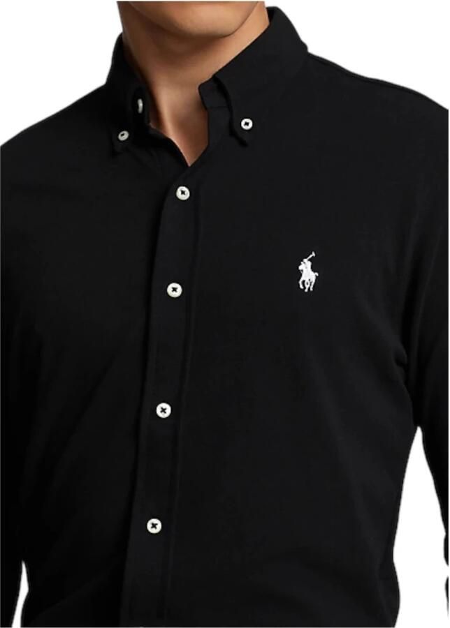 Polo Ralph Lauren Overhemd Lange Mouw CHEMISE AJUSTEE COL BOUTONNE EN POLO FEATHERWEIGHT
