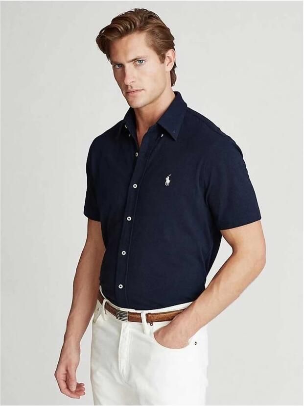 Polo Ralph Lauren Vrijetijdsoverhemd met button-downkraag en effen design - Foto 2