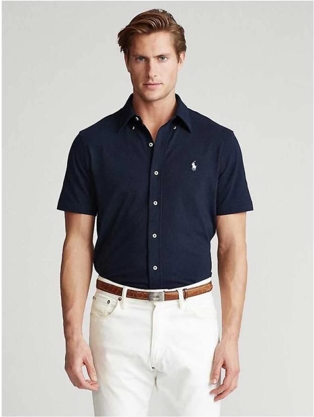 Polo Ralph Lauren Vrijetijdsoverhemd met button-downkraag en effen design