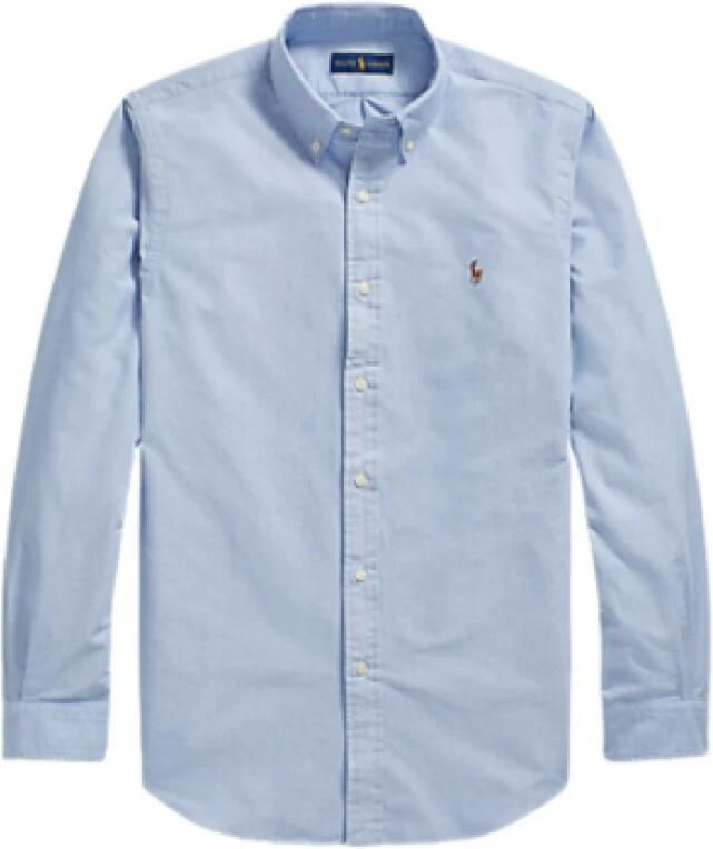 Ralph Lauren Custom Fit Oxford Overhemd Upgrade je Casual Garderobe Blauw Heren - Foto 13