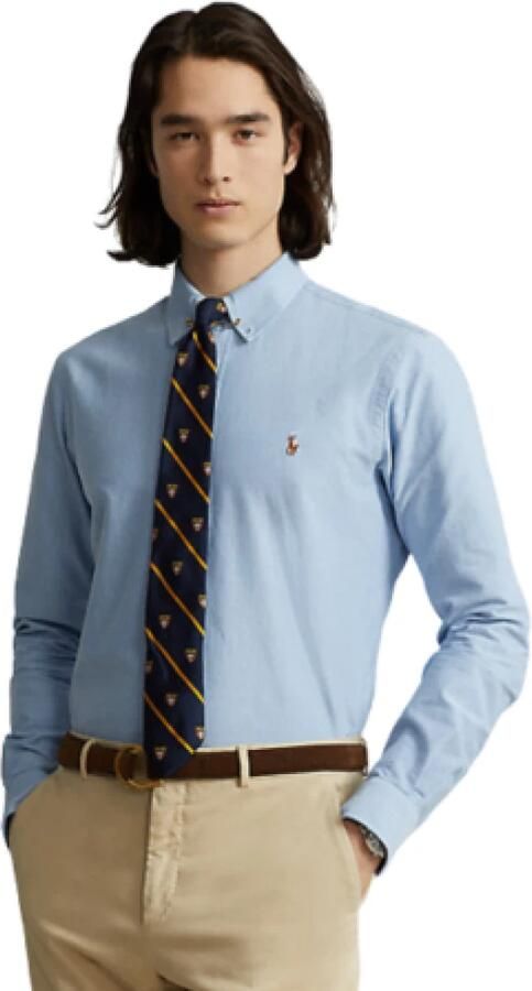 Ralph Lauren Custom Fit Oxford Overhemd Upgrade je Casual Garderobe Blauw Heren - Foto 11
