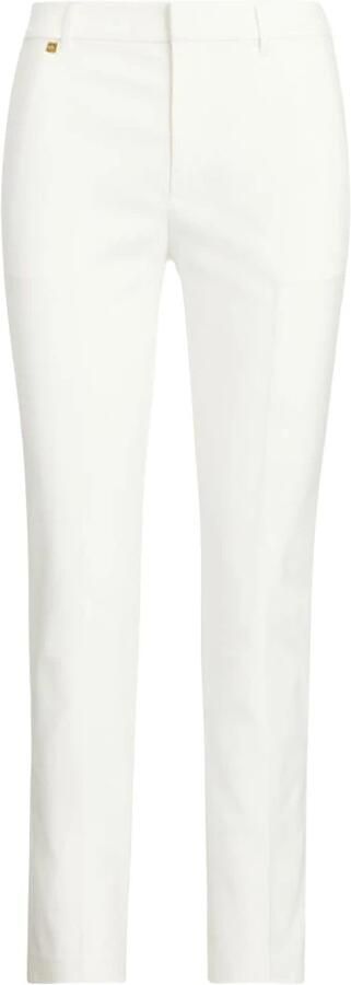Lauren Ralph Lauren Slim fit stoffen broek met labeldetail model 'LAKYTHIA'