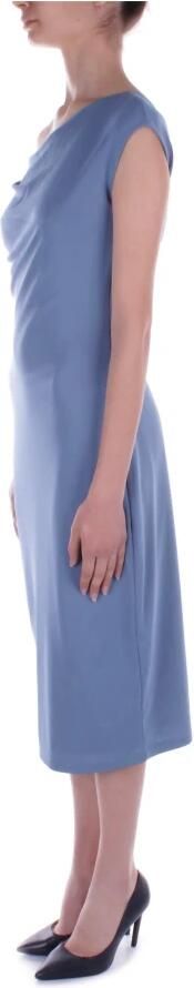 Lauren Ralph Lauren Knielange one shoulder-jurk in effen design - Foto 5