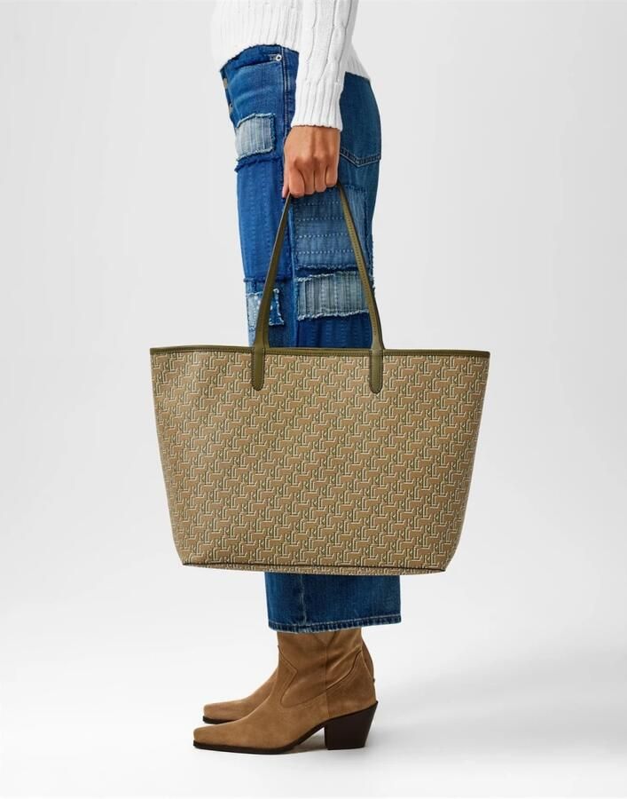 Lauren Ralph Lauren Totes & shoppers Collins 36 Tote Large in bruin - Foto 3