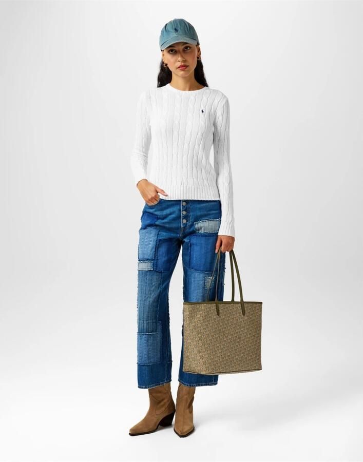 Lauren Ralph Lauren Totes & shoppers Collins 36 Tote Large in bruin - Foto 4