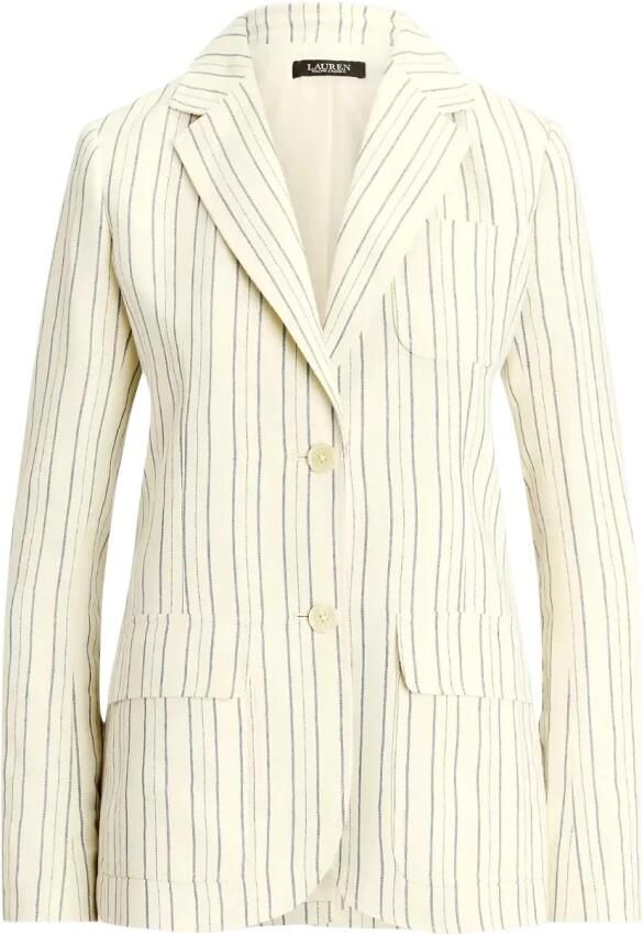 Lauren Ralph Lauren Blazer met streepmotief en klepzakken