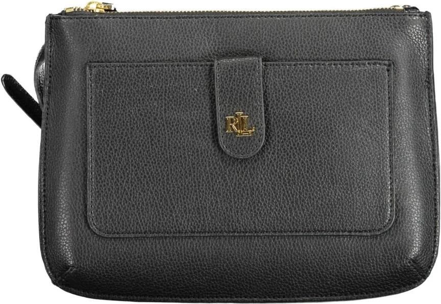 Lauren Ralph Lauren Schoudertas van leer met labelapplicatie model 'JAMEY' - Foto 3