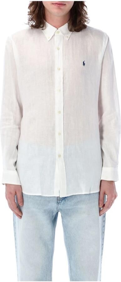 Polo Ralph Lauren Wit casual overhemd met button-down kraag White Heren - Foto 7
