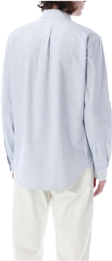 Polo Ralph Lauren Overhemd Lange Mouw CHEMISE AJUSTEE EN OXFORD COL BOUTONNE LOGO PONY PLAYER MULTICO - Foto 11