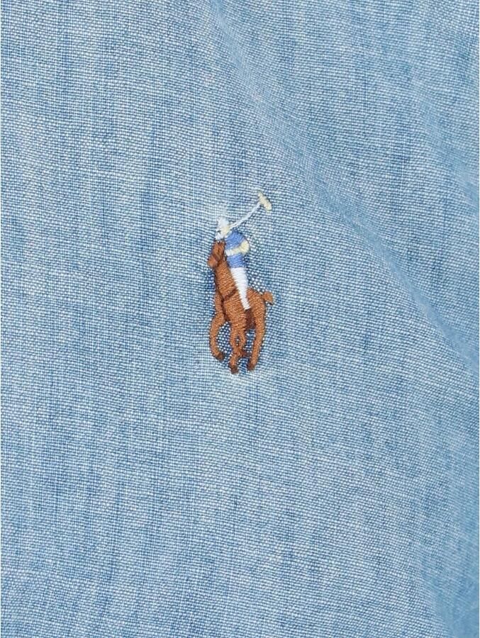 Polo Ralph Lauren Blauw Slim-Fit Overhemd met Pony Borduursel Blue Heren - Foto 6
