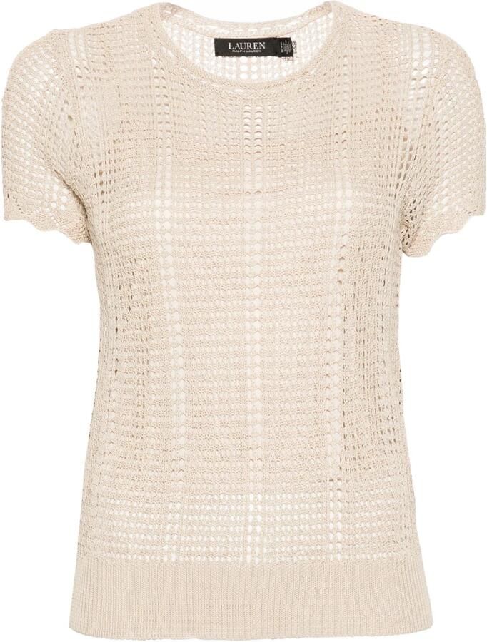 Lauren Ralph Lauren Gebreide pullover met ajourpatroon model 'EYELAH'