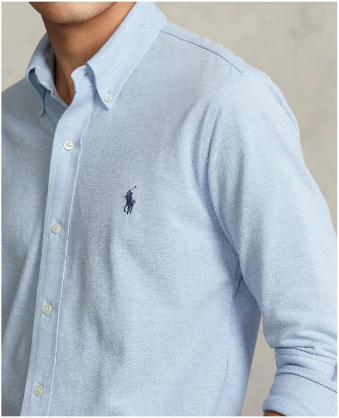 Polo Ralph Lauren Blauw casual overhemd met lange mouwen Blue Heren