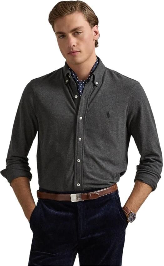 Polo Ralph Lauren Slim fit vrijetijdsoverhemd van piqué van puur katoen - Foto 5