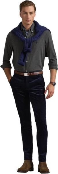 Polo Ralph Lauren Slim fit vrijetijdsoverhemd van piqué van puur katoen - Foto 7