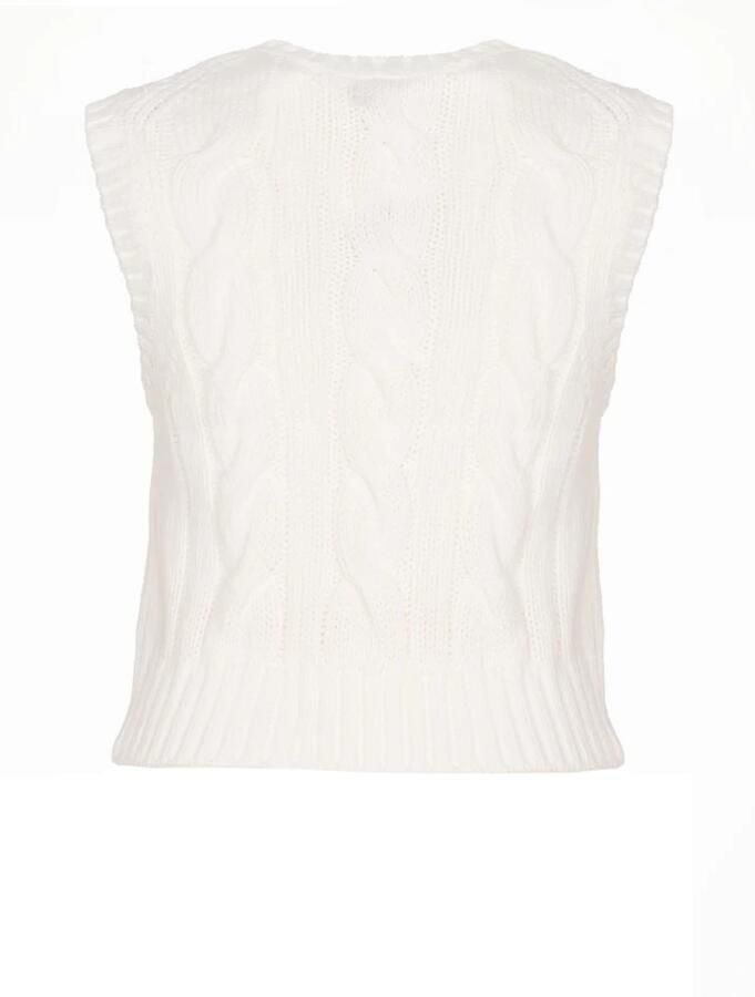 Ralph Lauren Gebreide katoenen top White Dames