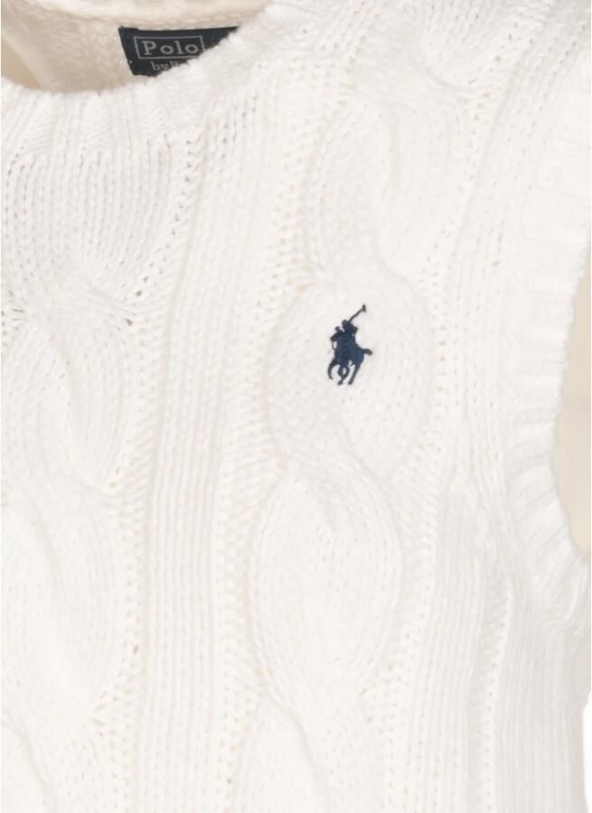Ralph Lauren Gebreide katoenen top White Dames - Foto 2
