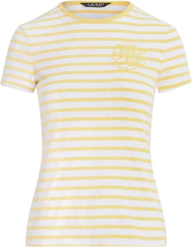 Lauren Ralph Lauren T-shirt met logostitching model 'ALLI' - Foto 2