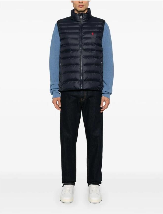 Polo Ralph Lauren Blauwe Terra Geïsoleerde Vest Kleding Blue Heren - Foto 4