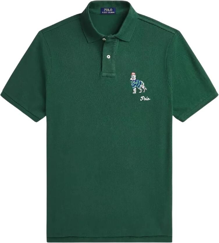 Ralph Lauren Groene Polo Shirt Classic Fit Green Heren