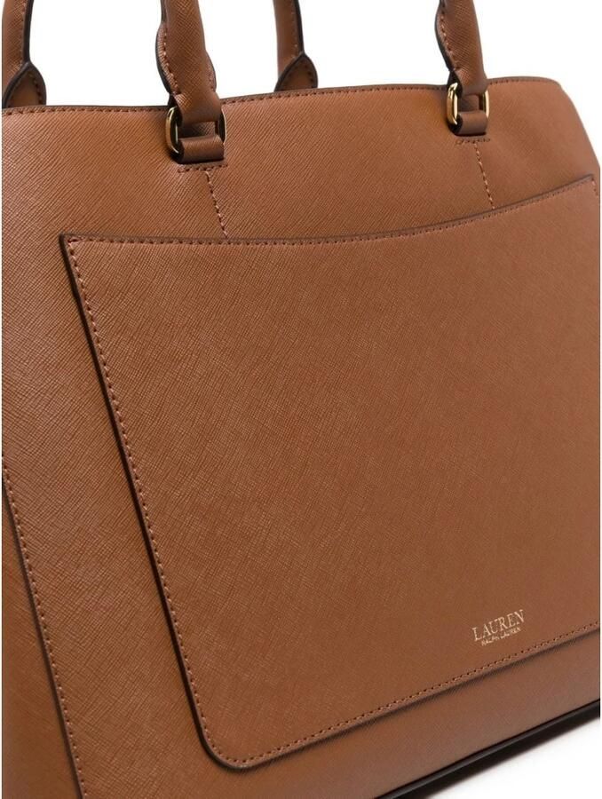 Ralph Lauren Damestas Lauren Hanna 37-Satchel-Large Oranje Orange Dames - Foto 2