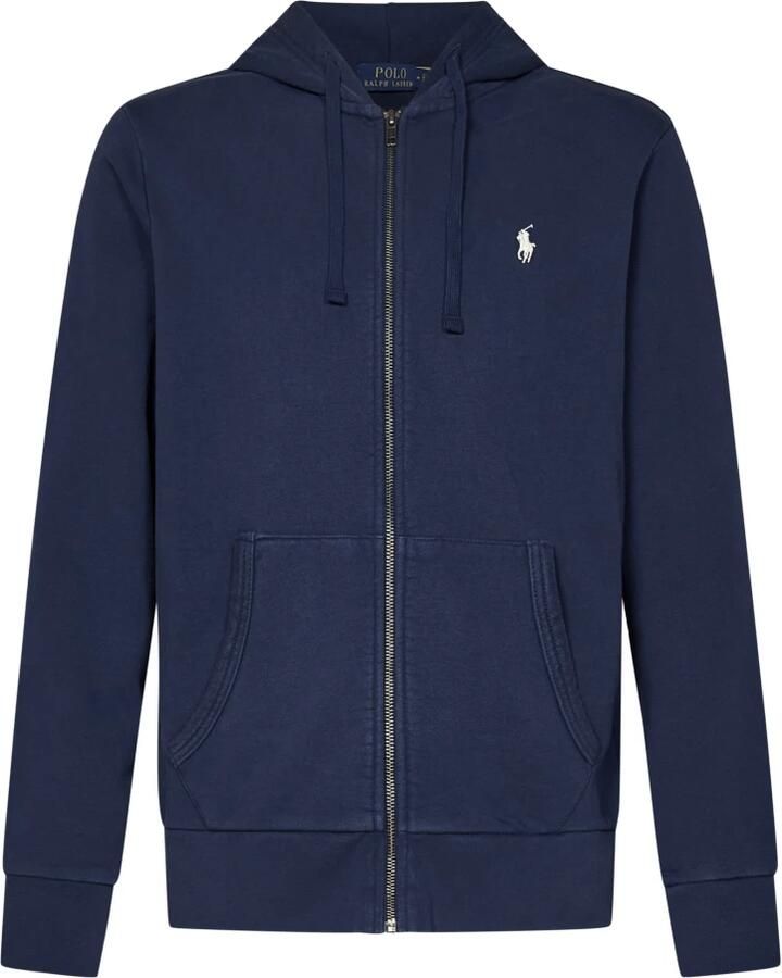 Polo Ralph Lauren Blauwe Katoenen Trui met Pony Borduursel Blue Heren - Foto 7