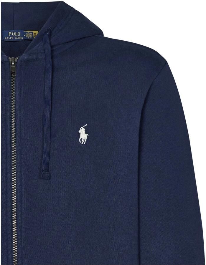 Polo Ralph Lauren Blauwe Katoenen Trui met Pony Borduursel Blue Heren - Foto 4