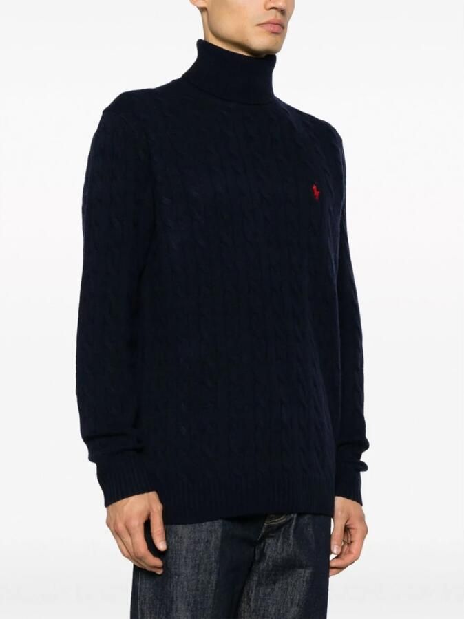 Polo Ralph Lauren Slim fit gebreide pullover van een mix van wol en kasjmier - Foto 2