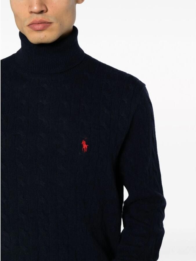 Polo Ralph Lauren Slim fit gebreide pullover van een mix van wol en kasjmier