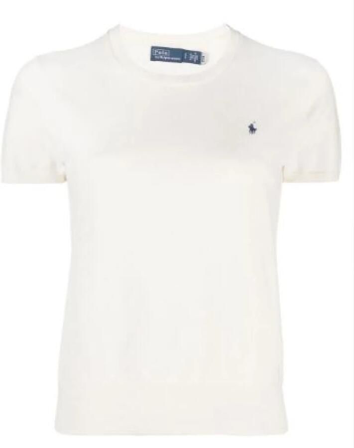 Polo Ralph Lauren Casual Beige Trui met Korte Mouwen Beige Dames - Foto 3