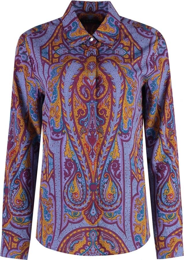 Lauren Ralph Lauren Blouse met blinde knoopsluiting model 'KRISTY'