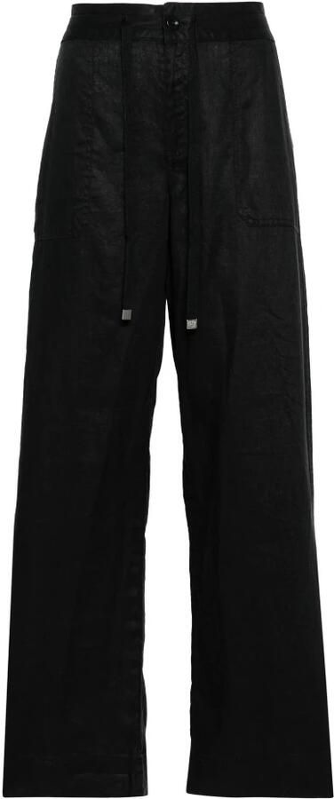 Lauren Ralph Lauren Loose fit linnen broek met elastische band model 'JOVONIE' - Foto 3