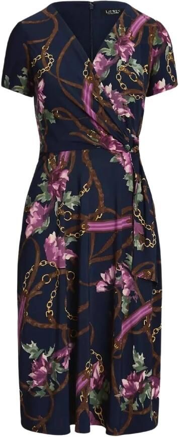 Lauren Ralph Lauren Knielange jurk met V-hals model 'KARLEE'