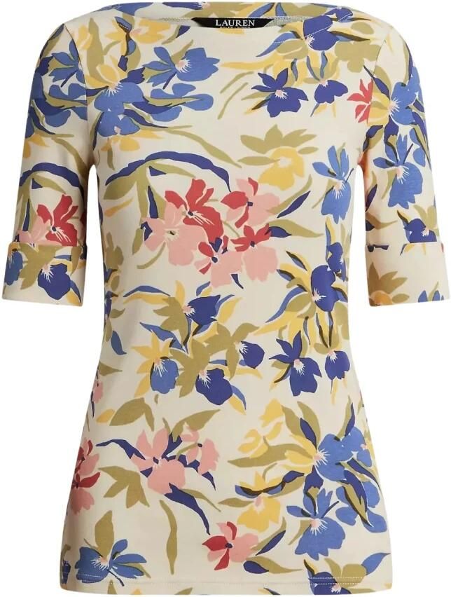 Lauren Ralph Lauren T-shirt met all-over bloemenprint model 'JUDY'