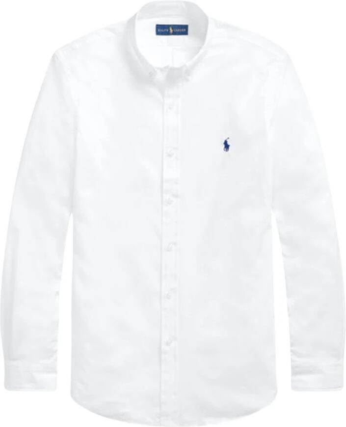 Polo Ralph Lauren Overhemd Lange Mouw CHEMISE AJUSTEE COL BOUTONNE EN POLO FEATHERWEIGHT - Foto 5