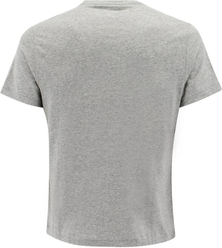 Ralph Lauren Katoenen Crew-neck T-shirt met Bedrukte Letters en Geborduurd Logo Grijs Heren - Foto 2