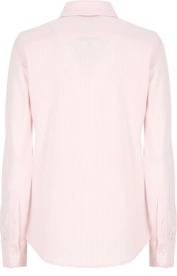 Polo Ralph Lauren Overhemdblouse met labelstitching model 'HEIDI' - Foto 2