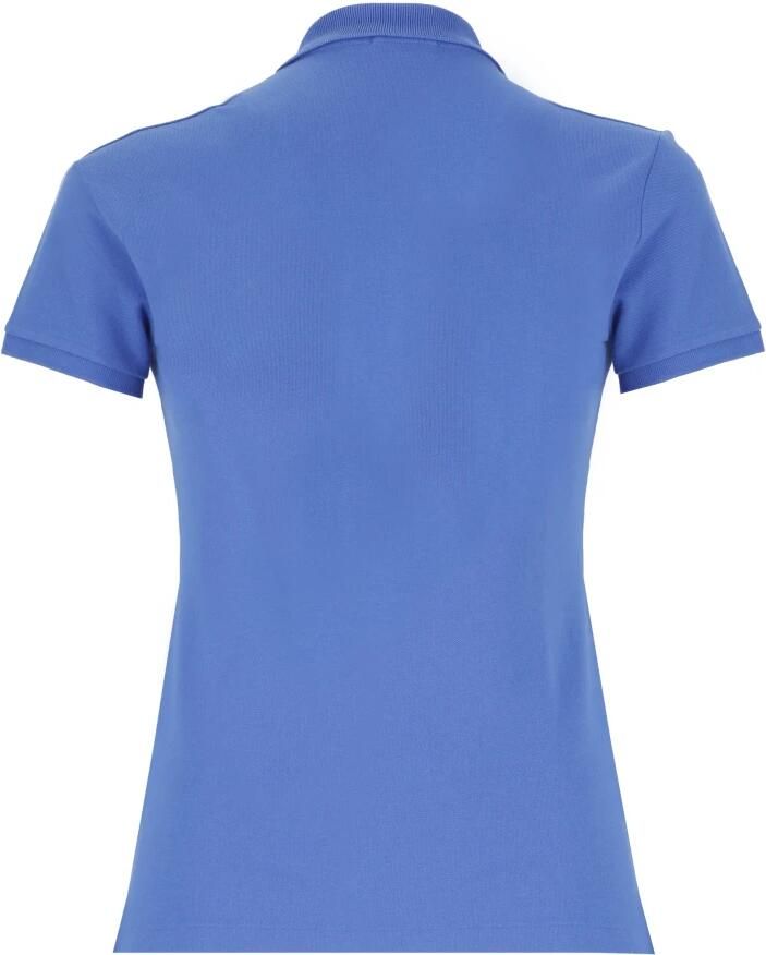 Polo Ralph Lauren Poloshirt van puur katoen met labelstitching model 'JULIE'