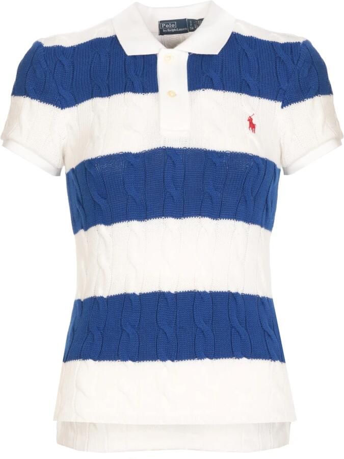 Polo Ralph Lauren Slim fit poloshirt in gebreide look - Foto 2