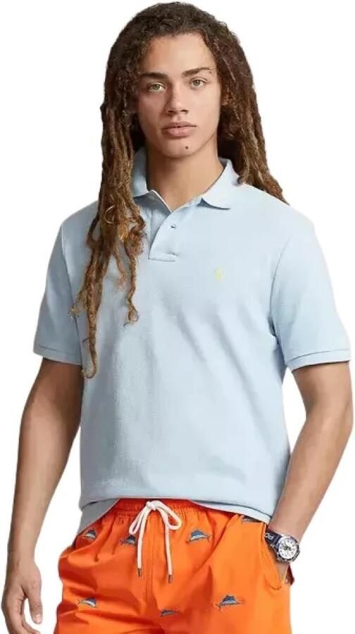 Polo Ralph Lauren Lichtblauw poloshirt met korte mouwen Blue Heren - Foto 2
