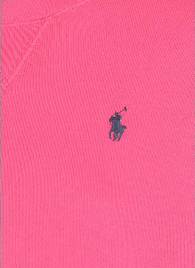Polo Ralph Lauren Fuchsia Katoenen Sweatshirt met Geborduurd Logo Pink Dames - Foto 6