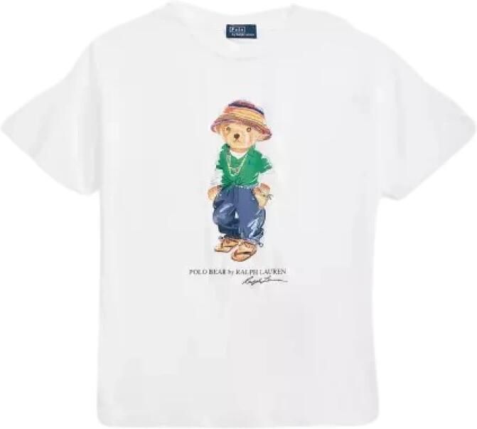 Polo Ralph Lauren T-shirt met motief- en labelprint model 'Beach'