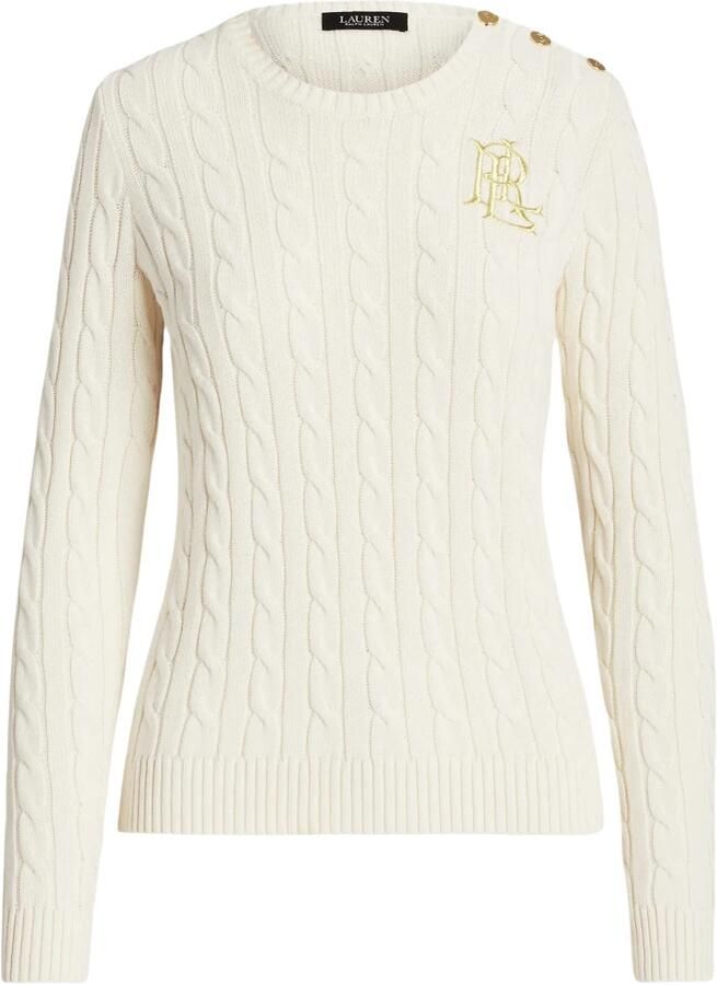 Lauren Ralph Lauren Gebreide pullover met labelstitching model 'MONTIVA' - Foto 7
