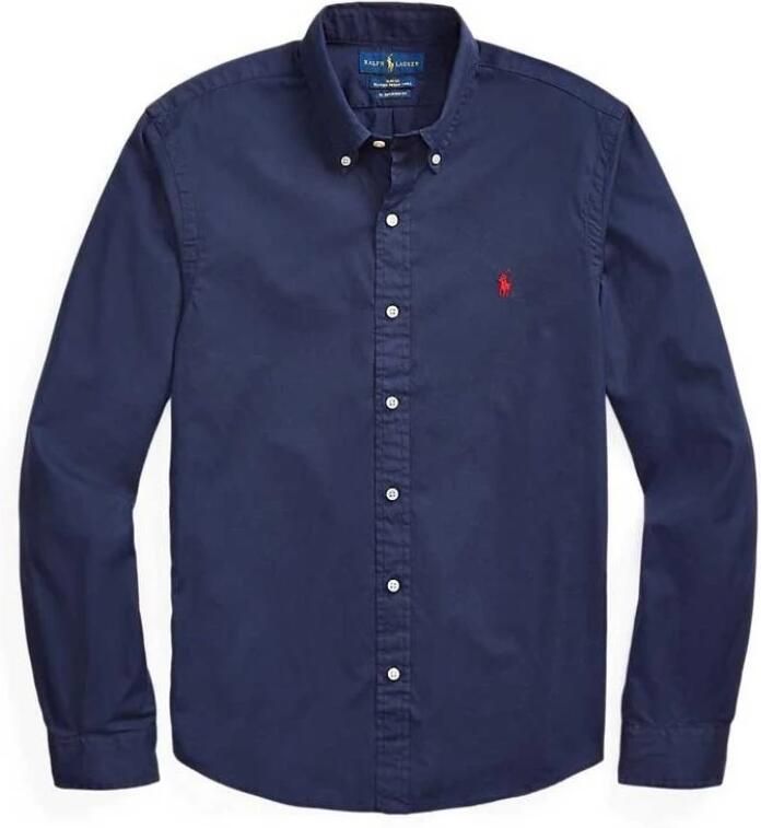 Polo Ralph Lauren Overhemd Lange Mouw CHEMISE COUPE DROITE EN VELOURS COTELE - Foto 4