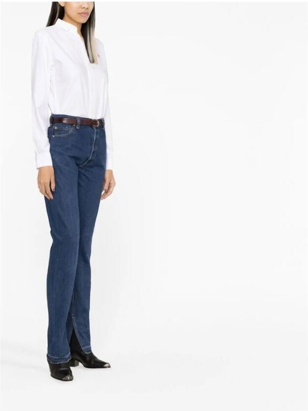 Ralph Lauren Witte Overhemd met Lange Mouwen en Knoopsluiting White Dames - Foto 3