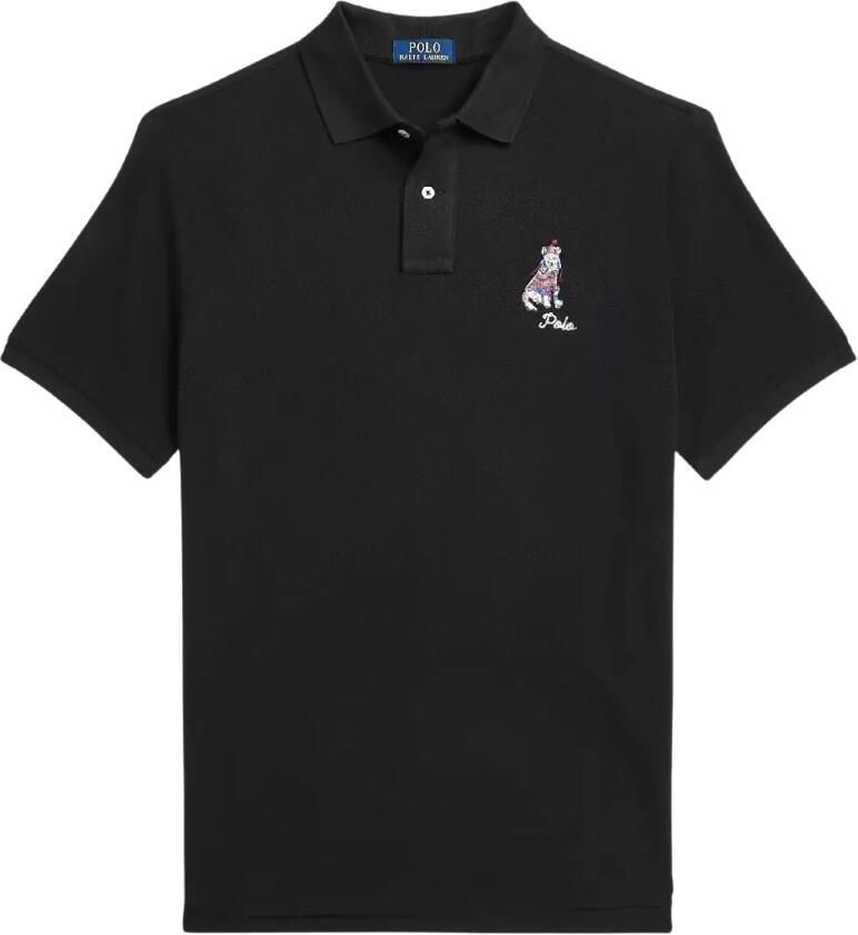 Ralph Lauren Klassiek Polo Shirt met NorHeren Pasvorm Black Heren